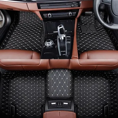 フロアマット と互換性のある スズキ スペーシア MK53S 4人乗り 2017年12月～2023年10月 対応 フルサラウンド 傷防止 防水 滑り止 耐汚れ カスタム車専用設計 PUレザー製 XPE素材 取付簡単 3D ラゲッジマット/フロアマット 右ハ