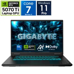 GIGABYTE(ギガバイト) GAMING A16 PRO DXHG4JPC64SP ゲーミングノートパソコン ブラックスチール ［16.0型 /Windows11 Pro /intel Core 7 /メモリ：32GB /SSD：1TB /日本語版キー