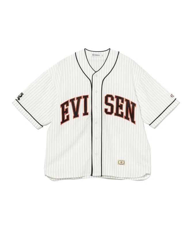 Evisen Skateboards エビセンスケートボード / OFFICIAL REPLICA BASEBALL SHIRT シャツ・ブラウス MEN WHITE XL