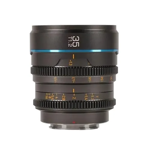 互換性がありますソニー E 16mm T1.2 S35 シネレンズ（スーパー35mmカメラ用）X RF MFT M4/3 対応(35mm T1.2 Metal Gray,L-Mount)