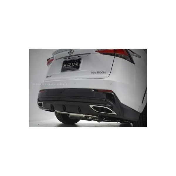 LEXUS NX AGZ1# NX200t 前期 純VIP EXE F SPORT リアアンダースポイラー 専用 マフラーフィニッシャーあり NX300h専用（片側出しマフラーカッター付属）