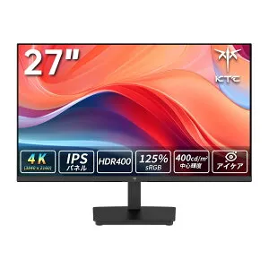 【2,000クーポン＋P最大31.5％還元！】4K UHD ゲーミングモニター 液晶ディスプレイ 27インチ 3840x2160解像度 60Hz HDR400対応 IPSパネル sRGB135% DC調光 400nitハードウェアブルーライトカット技術 VESA対