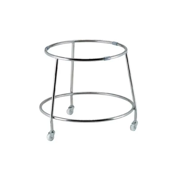 ざる置台 丸型 18-8 SUGICO ステンレスパイプ キャスター付 ざる ザル 調理用具 スS 代引不可