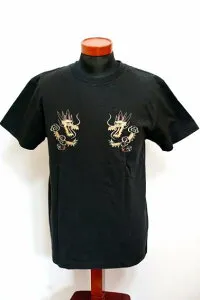 TAILOR TOYO (テーラー東洋) スカTシャツ TT79390 GOLD DRAGON ブラック 東洋エンタープライズ