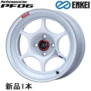 18インチ 18x9J +28 PCD120 5穴 Machining White ホイール 1本 エンケイ パフォーマンスライン PF06 ENKEI
