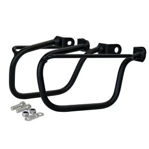 ロングライド CLICIK-ONサドルバッグ用ブラケット 左右セット（サテンブラック/つや消し） W800 BR.1069