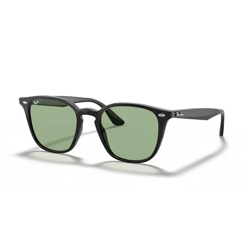 Ray-Ban (レイバン) サングラス RB4258F SHINY BLACK WITH LIGHT GREEN LENS アジアンフィット 軽量