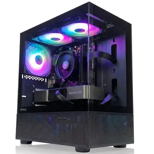 TITAN GAMING ゲーミングPC デスクトップパソコン GeForce RTX 5060 Ti 16GB Ryzen 7 5700X メモリ16GB NVMe SSD 1TB Windows 11 Home CX200M ブラック