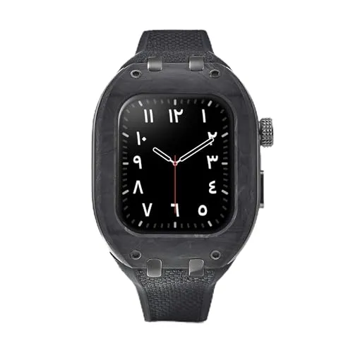[HUMBLE RICH] ユニセックス 腕時計 ハンブルリッチ SPORT スポーツ WBB0289-015 Apple Watch ケース 9/8/7対応 - CARBON WBB0289-015 41mm ブラック文字盤 ステンレススチール／カーボン