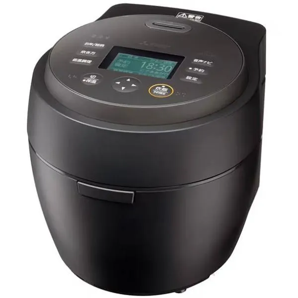 三菱 IHジャー炊飯器 本炭釜 紬（つむぎ） 5.5合炊き NJ-BW10G B 炭漆黒/すみしっこく