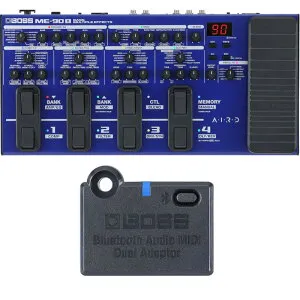 BOSS ボス ME-90B Bass Multiple Effects + BT-DUAL Bluetooth Audio MIDI Dual Adaptor セット [マルチ・エフェクター]