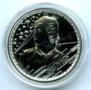 2021年 2PD イギリス 1オンス シルバーバージョン デヴィッド・ボウイ コイン プラスチックカプセル入り