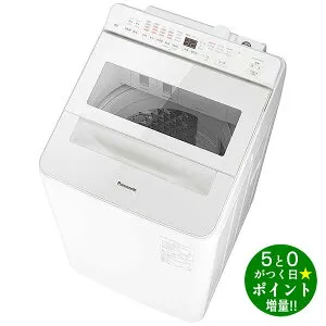 ◆最大3000円CP＋P3倍！！4/25◆パナソニック 洗濯機 洗濯8kg 縦型 上開き 全自動洗濯機 NA-FA8K5-W ホワイト FAシリーズ Panasonic【転送不可】