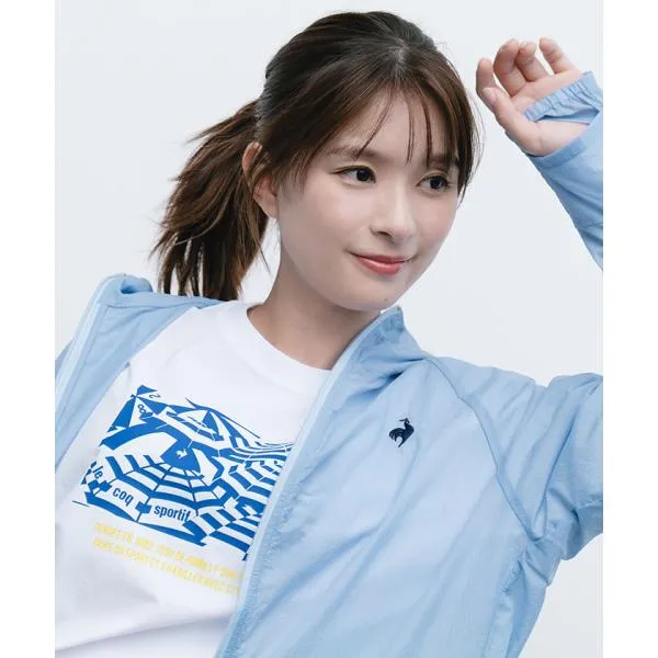 公式 ルコックスポルティフ 芳根京子着用 ポケッタブルUVウィンドジャケット 女性 はっ水 ナイロン マウンテンパーカー LT6SWB31L 26SS