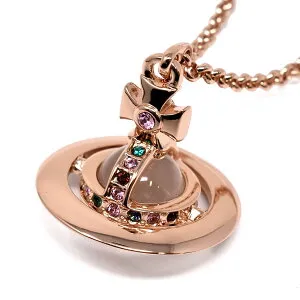 ヴィヴィアンウエストウッド Vivienne Westwood アクセサリー ネックレス ペンダント オーブ 63020097-02G002 NEW TINY ORB PENDANT レディース ピンクゴールド