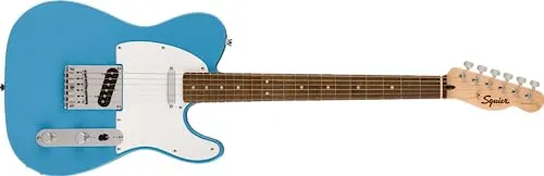 Squier by Fender スクワイヤー エレキギター Squier Sonic? TelecasterR, Laurel Fingerboard, White Pickguard, California Blue ソフトケース付き