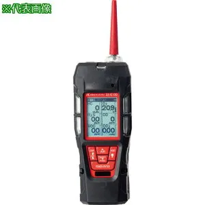 ■理研 携帯型マルチガス検知器GX?6100(メタン・酸素・硫化水素/一酸化炭素・VОC(ppm)・二酸化窒素)乾電池仕様〔品番:GD11P2E2D000〕【7143087:0】[送料別途見積り][法人・事業所限定][直送][店頭受取