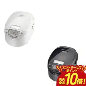 【P10倍（要エントリー）＋クーポン／お買い物マラソン】タイガー 炊飯器 JPW-M100 | TIGER JPWM100WY IH炊飯器 炊きたて 遠赤黒厚釜 5.5合 ピュアホワイト モーブブラック