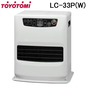 (LINEクーポン有)トヨトミ LC-33P(W) 石油ファンヒーター ホワイト (木造(戸建)9畳まで/コンクリート(集合)12畳まで) スタンダードタイプ 暖房 強制通気形開放式石油ストーブ 防寒対策 TOYOTOMI