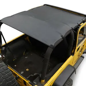 サンシェードカバー サンシェード ビキニ ソフトトップ UV保護 ビミニトップ ジープ ラングラー TJ 1997 1998 1999 2000 2001 2002 2003 2004 2005 2006用 (PU素材+ベルベット)