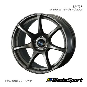 wedssport/SA-75R 86 ZN6 4ポットキャリパー ホイール 1本 0074002【17×7.5J 5-100 INSET48 EJ-BRONZE】