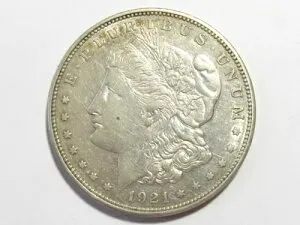 1921-D モルガン銀貨 - #10531-8