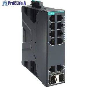 MOXA 産業用ギガビットスマートイーサネットスイッチ10ポート(RJ-45×8、ギガビットコンボポート×2) SDS-3010-2GTXSFP 1個 ■▼698-3507 【送料都度見積】