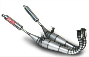 バイクパーツK2-TEC(ケイツーテック) 鏡面ステンレスチャンバー TYPE-2 kr1-bsus4548916077083