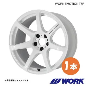 WORK ワーク ホイール 1本 ワークエモーションT7R 1ピース カローラ クロス 6AA-ZVG15【18×7.5J 5-114.3 INSET38 WHT】WORK EMOTION T7R