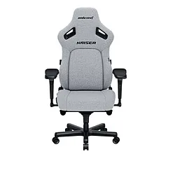 ANDASEAT GC-Kaiser4/ASH ゲーミングチェア [シート W490ｘD470ｘH1280～1340mm] Kaiser4(リネンファブリック) アッシュ