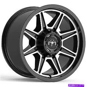 ホイール 4本セット 18x9モチーブオフロード428MBバラストグロスブルクマッハホイール8x180（18mm）セット4 18x9 Motiv Off Road 428MB Balast Gloss Blk Mach Wheels 8x180 (18mm) Set of 4【並行輸入品】