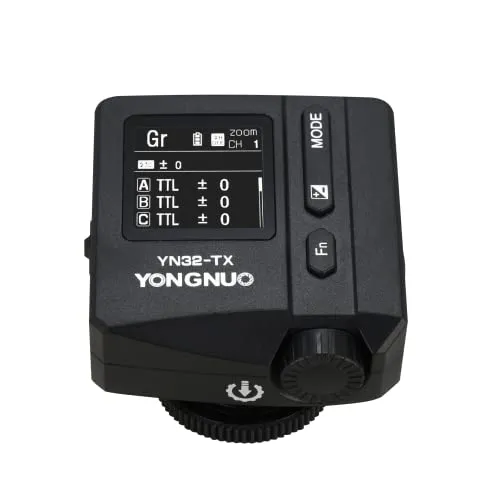 YONGNUO YN32-TX TTL For ソニー用 2.4G 1/8000S 無線リモートフラッシュ受信機32 チャンネル TTL 無線リモートフラッシュ受信機 シャッターレリーズ TTL/M/Multi/Gr ソニーa系列A7R4/A7R3/A7R