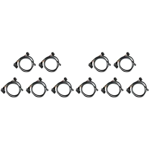 Lychae 10X 内蔵の12G Mini SAS HD?U.2 / SFF-8643?SFF-8639ケーブル0.5M、15ピン電源付き、U.2 SSDに適合