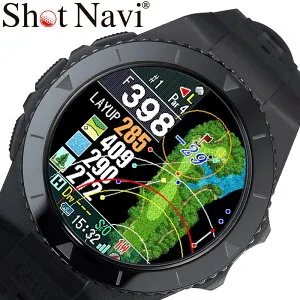 ショットナビ 腕時計 Shot Navi 時計 エクシード EXCEEDS ブラック 黒 ゴルフ ゴルフ用品 腕時計型 飛距離 測定器 飛距離計測機 GPS ナビ GPSナビ スコアカウンター グリーン 距離 距離測定器 競技