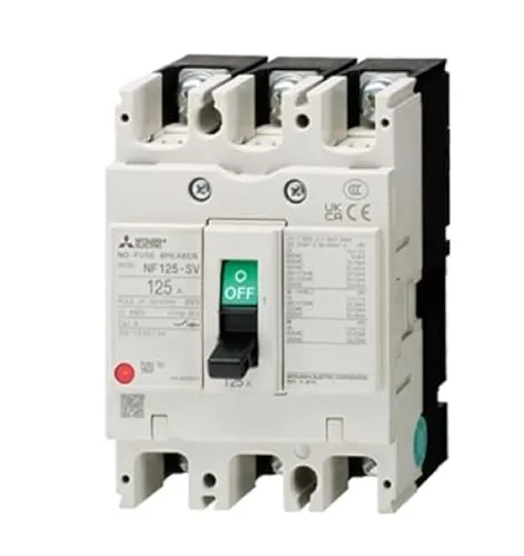 三菱電機(MITSUBISHI ELECTRIC) ノーヒューズ遮断器 汎用品 モータブレーカ NF250-SV 3P 125A MB