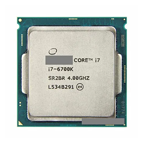 コア クアッドコア I7-6700K I7 6700K I7 プロセッサ LGA 1151 4.40GHz 6M Tingkat 8M RAM DDR3L-1333、DDR3L-1600 DDR4 GPU HD530