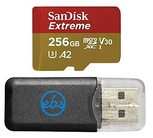 SanDisk UHS-I MicroSDXC 256GB エクストリームカード GoPro Hero (2024) およびHero 13アクションカメラ対応 SDSQXAV-256G-GN6MN - Everything But Stromboli Mi