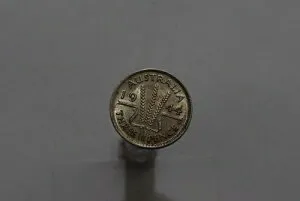 ?? ???? オーストラリア 3ペンス 1944年 S シルバー ハイグレード B66 #K1566