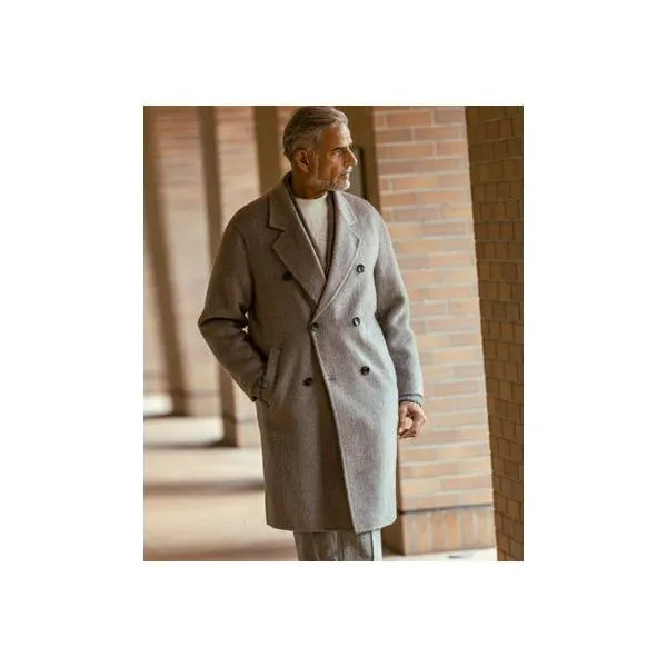 エイケイエムコンテンポラリー AKM Contemporary 【WEB・直営店限定】レイヤードカラー ダブルブレスト ロングコート(保温性/軽量)