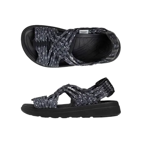 [マリブサンダルズ] CANYON POLYESTER キャニオン ワラチサンダル ユニセックス MS060 BLACK NATIVE/BLACK US 7.0（24.5～25.0cm）