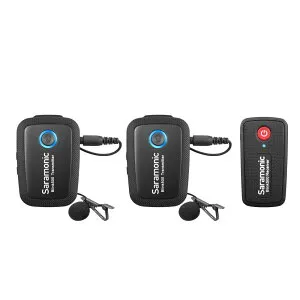 【マラソン期間中 エントリーでさらにP5倍】Saramonic Blink500 B2-B (ブラック) [送信機2台・受信機1台・ラベリアマイク付属] 2.4Gワイヤレスマイクシステム ディスプレイレスモデル サラモニック