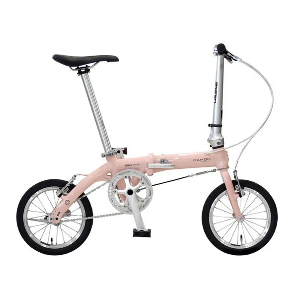 DAHON INTERNATIONAL ダホン インターナショナル Dove super light ダヴスーパーライト フォールディングバイク 14インチ アルミフレーム Peach ピーチ [折りたたみ自転車]