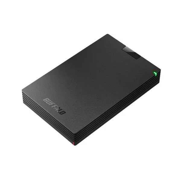 BUFFALO バッファロー USB3.1(Gen.1)対応 ポータブルハードディスク スタンダードモデル ブラック 2TB HD-PCG2.0U3-GBA