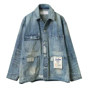 【最短即日発送】UNIVERSAL OVERALL ユニバーサルオーバーオール HT2433400-C HERITAGE LINE 12.75oz CONE DENIM カバーオール REMAKE【クーポン対象外】【T】