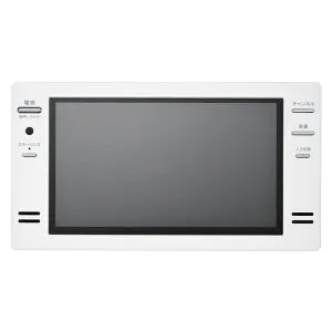 16V型防水 浴室液晶テレビ【スマホの画面が見れるミラーリング機能搭載】【日本製】 3波(地デジ・BS・110°CS)フルセグ・フルハイビジョン(ホワイト) ツインバード VB-BB162W 防水テレビ 液晶ミ