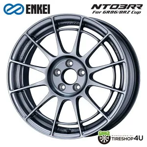 【最大P25倍】 17インチ ENKEI Racing Revolution NT03RR for GR86/BRZ Cup 17x7.5J 5/100 +44 Hyper Silverエンケイ レーシングレボリューション ハイパーシルバー新品アルミホイール1本価格 [4本購入で送料無料]