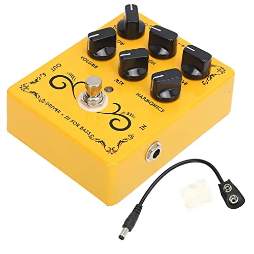 Guitar Distortion Effect Pedal CP 60 with Multiple Modes and XLR Output, Compact Size, Lightweight, Classic Tube Amp Sounds, Dri