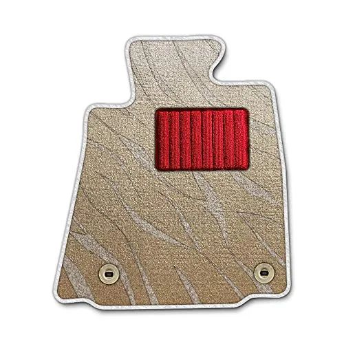 DAD ギャルソン D.A.D エグゼクティブ フロアマット NISSAN （ ニッサン ） SKYLINE・SEDAN（4DOOR） スカイライン・セダン （4ドア）HV37/HNV37 1台分 GARSON プレステージデザインベージュ/オーバーロック