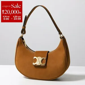 【最大2万円OFFクーポン対象・4/24～4/26限定】CELINE セリーヌ ハンドバッグ Medium Ava Triomphe ミディアム アヴァ トリオンフ 114493GRM.02CM レディース ヌバック 鞄 Camel【dc_kikaku】