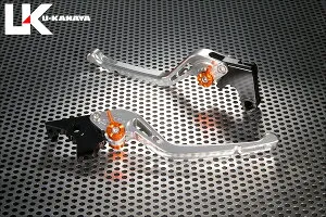 U-KANAYA ユーカナヤ GPタイプ アルミビレットレバーセット YZF-R6 YAMAHA ヤマハ ブレーキ・クラッチレバーセット ハンドル周辺パーツ ハンドル レバーカラー：シルバー / アジャスターカラー：